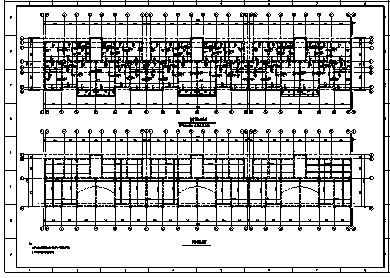 某市8层框架结构住宅楼结构设计施工cad图(含夹层设计图)-图二