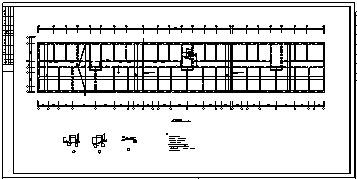 某六层带地下一层框架结构住宅楼结构施工cad图纸_图1