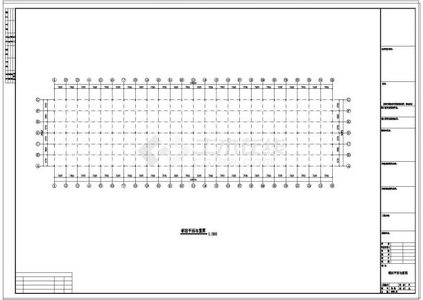 厂房设计_水头石溪股份公司钢结构厂房工程CAD施工图-图二