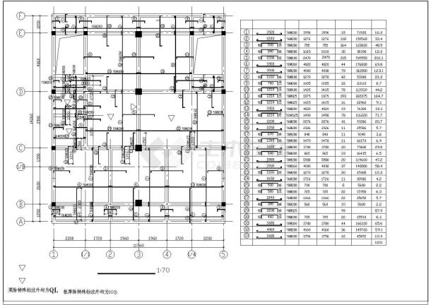 私人住宅建筑结构设计CAD全图-图一