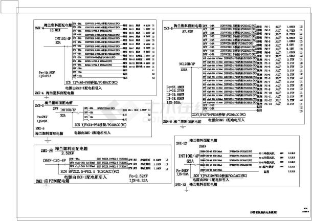 江苏某大酒店强弱电消防全套设计cad施工图纸-图一