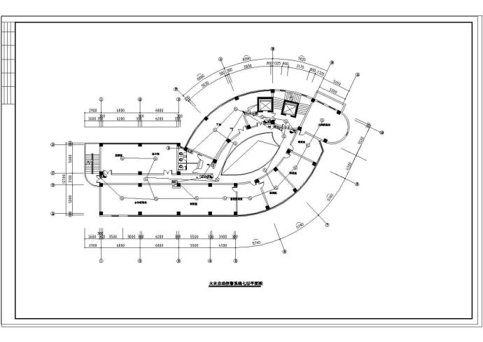 办公楼设计_某办公楼火灾自动报警系统设计cad图纸_图1