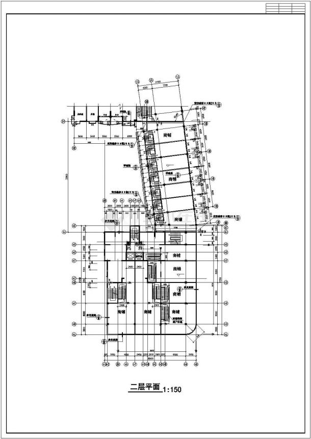 丹阳市曲园小区16层住宅楼全套平面设计CAD图纸（含机房层）-图一