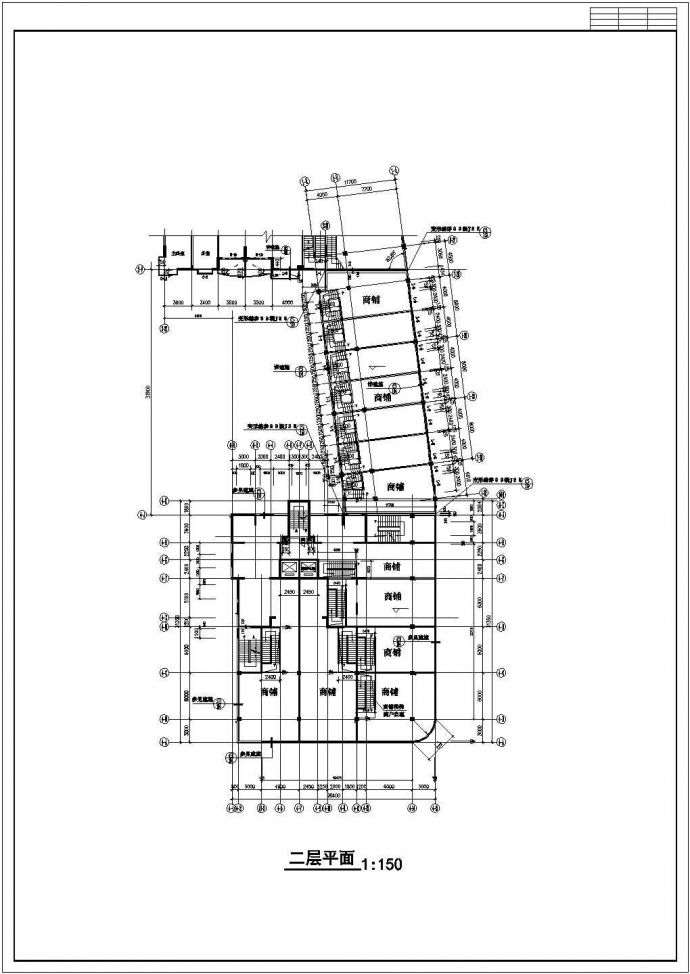 丹阳市曲园小区16层住宅楼全套平面设计CAD图纸（含机房层）_图1