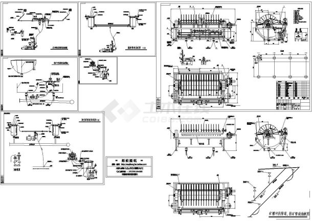 PD80A-0 80平16盘陶瓷过滤机安装总图CAD-图一