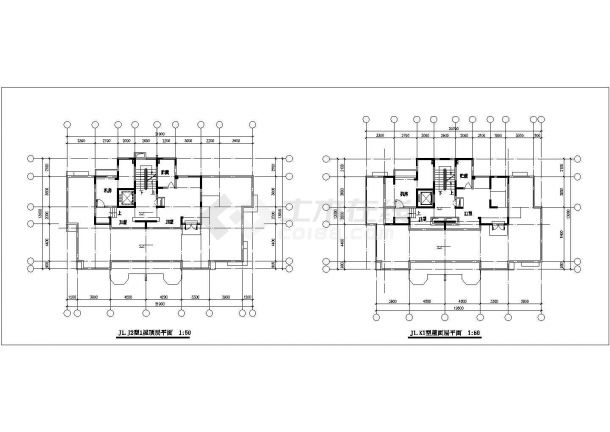 西宁市刘家寨小区住宅楼经典平面户型设计CAD图纸（共31张）-图一