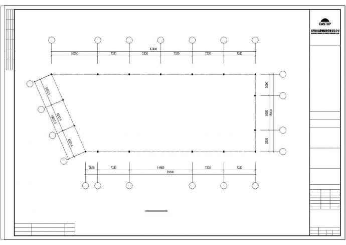 厂房设计_伟明工贸有限公司钢结构厂房方案图_图1