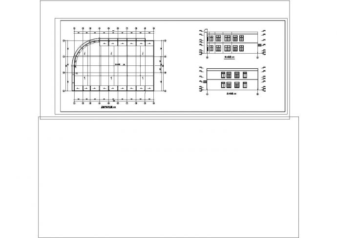 厂房设计_2层厂房建筑设计cad图纸设计_图1