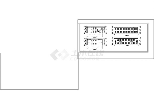 厂房设计_2层厂房建筑设计cad图纸设计-图二