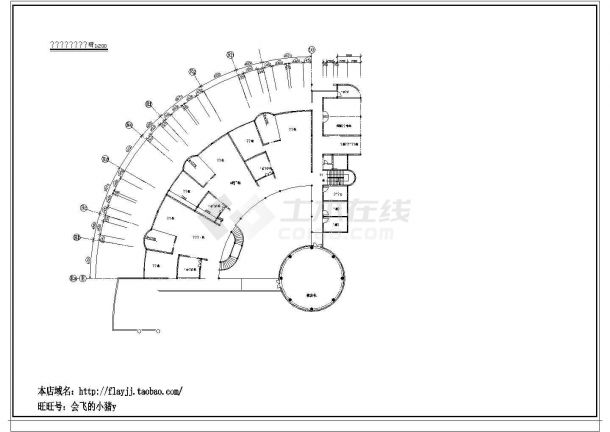 9班3层幼儿园建筑方案设计CAD图-图一