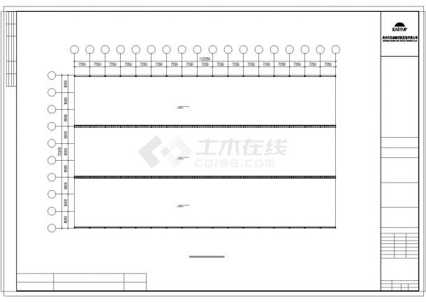 厂房设计_勋达大理石有限公司钢结构厂房施工图-图二