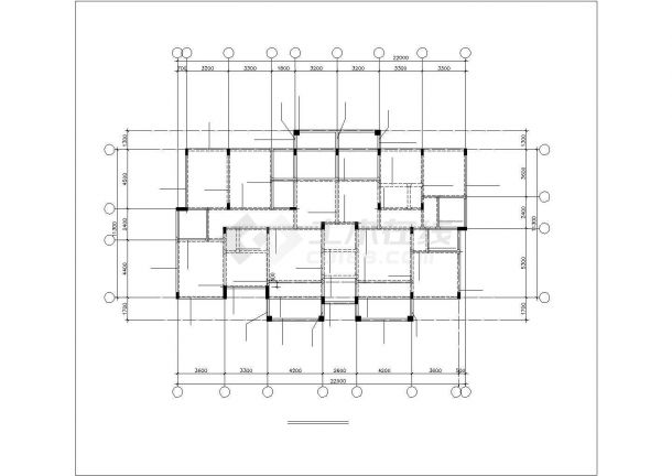 济宁市某现代化小区7层混合结构住宅楼全套结构设计CAD图纸-图一