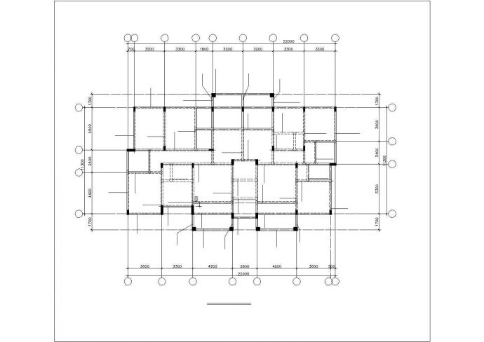 济宁市某现代化小区7层混合结构住宅楼全套结构设计CAD图纸_图1