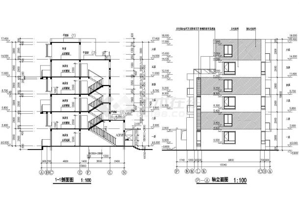 某地2套现代风别墅建筑结构设计图纸-图二