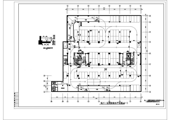 办公楼设计_某地区18层办公楼给排水设计cad施工图纸_图1