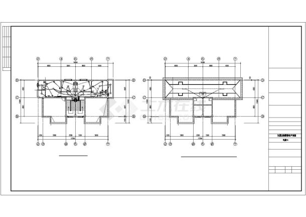 某城市的五层双拼别墅电气设计施工规划参考图-图一