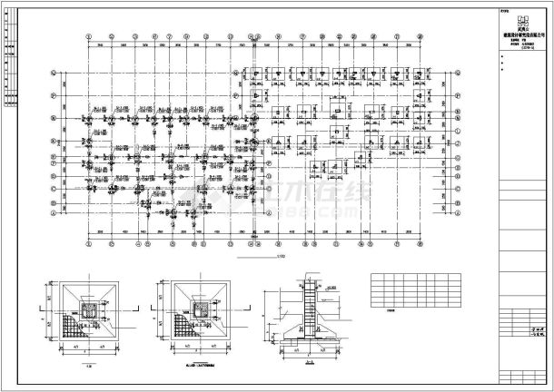 攀枝花市某新建居住区6层框架结构民居住宅楼全套结构设计CAD图纸-图一