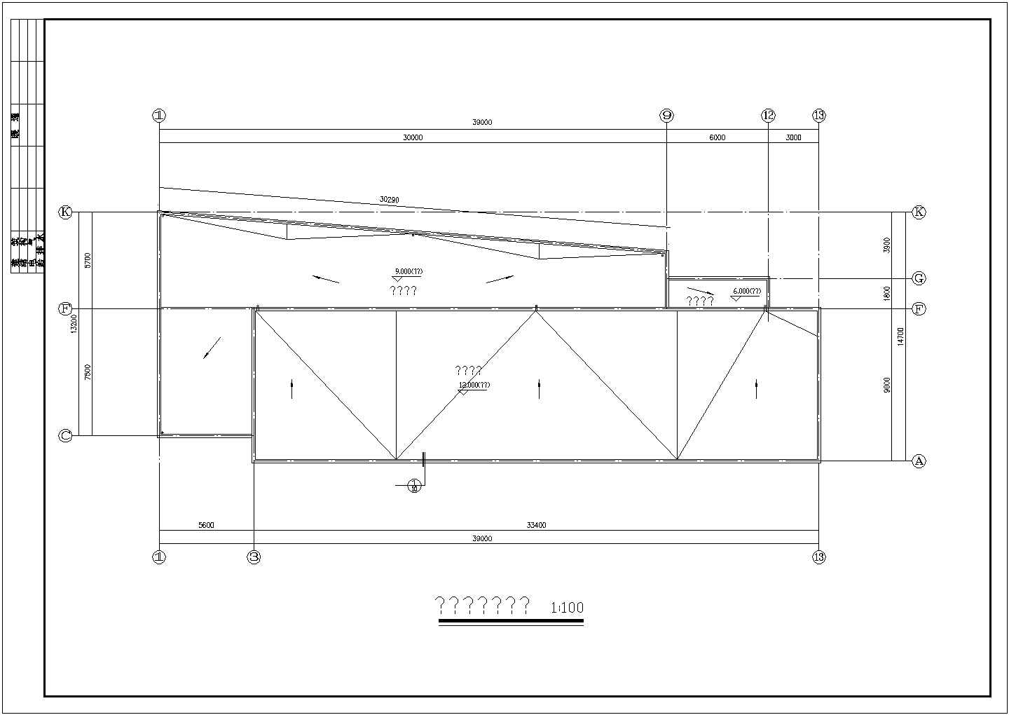 某公立幼儿园4层砖混结构教学综合楼建筑结构CAD设计图纸