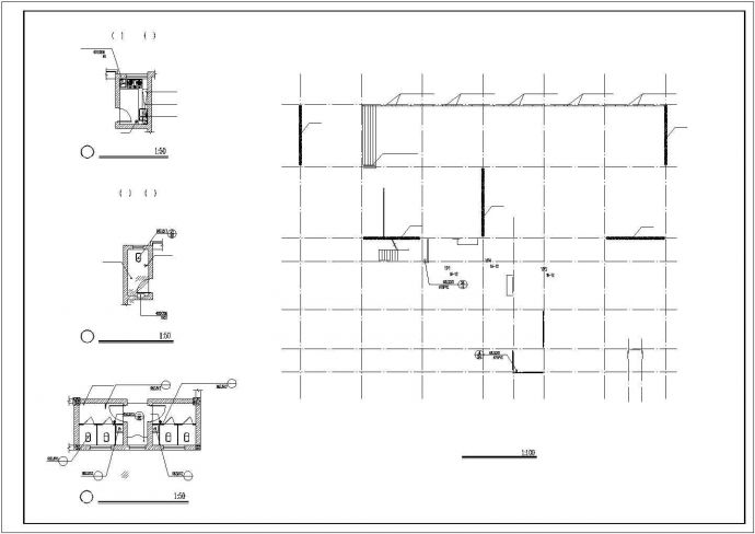 莆田市某居住区4860平米6层砖混结构住宅楼建筑设计CAD图纸（含跃层）_图1