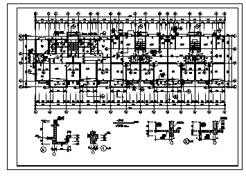 最新整理四套多层小区住宅楼建筑全套施工图资料合集_图1