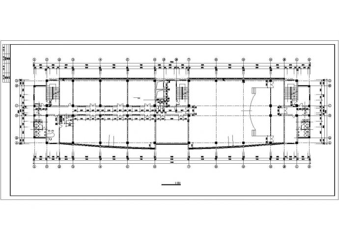 某十一层机房层生物公司厂区办公楼建筑施工图纸_图1