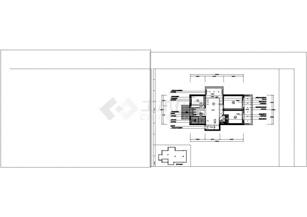 3室2厅日式风格装修设计方案案例CAD图纸设计-图一