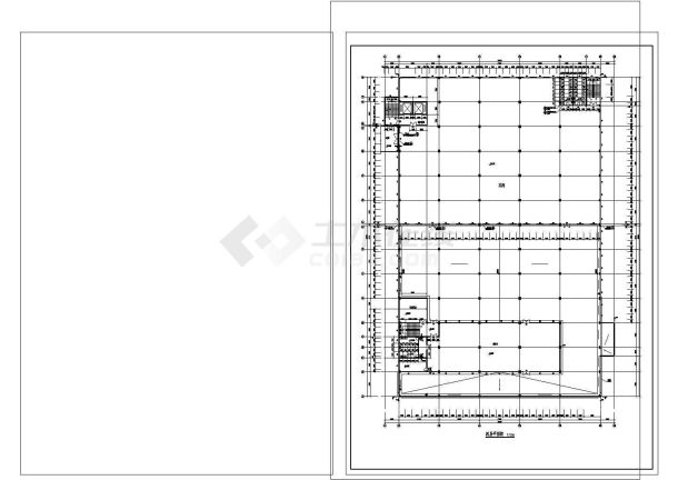 厂房设计_4+1夹层大型厂房建筑施工图-图二