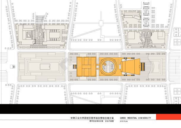 004 甘肃工业大学图书馆会堂综合楼方案文本（包含JPG）-图二