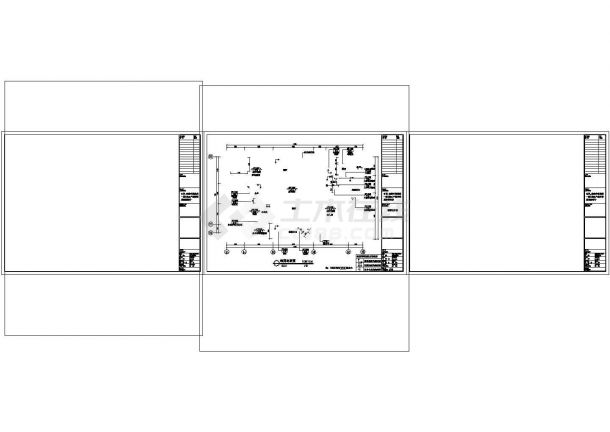 样板房现代简蓝CAD图纸设计-图二