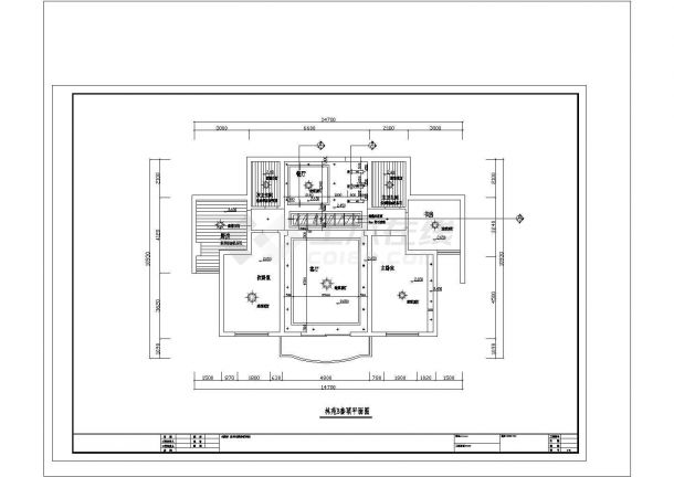 室内家装初步设计方案CAD图纸设计-图一