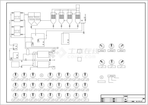 【最新】某循环水零排放水处理工程设计CAD图纸-图二