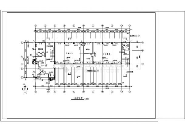 3层1006平米中学科技艺术综合教学楼建施CAD图纸设计-图二