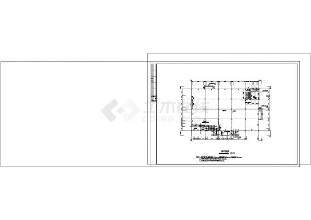建筑图-3层饭店建筑方案设计【平立剖 门窗卫生间大样】.cad-图一