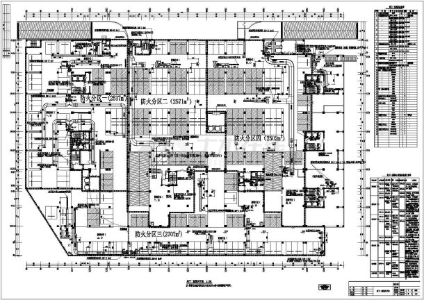 一套大型购物商场暖通空调设计施工图-图一