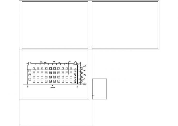 4层2788平米县中学教学综合楼建施CAD图纸设计_图1