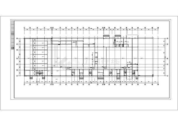 厂房设计_1层食品厂房建筑方案设计图cad-图二