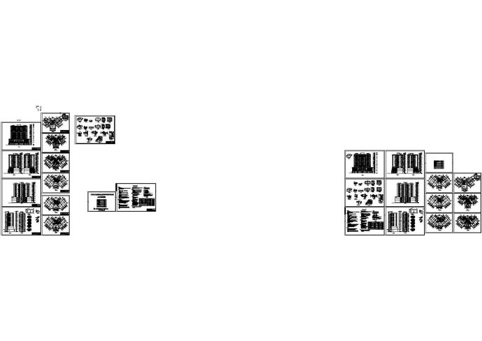 小高层住宅建筑方案图cad版_图1