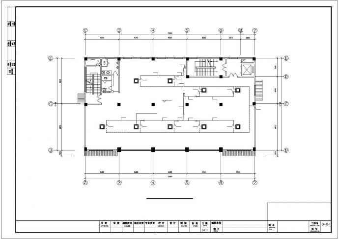 某四层商场建筑楼VRV空调通风系统设计施工cad图纸（人防系统设计）（含通风空调施工图设计说明）_图1