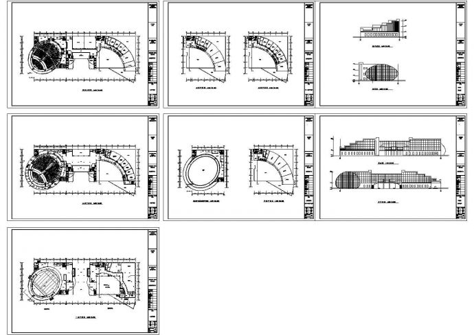 新闻会议中心全套建筑设计cad施工图（绘图细致）_图1