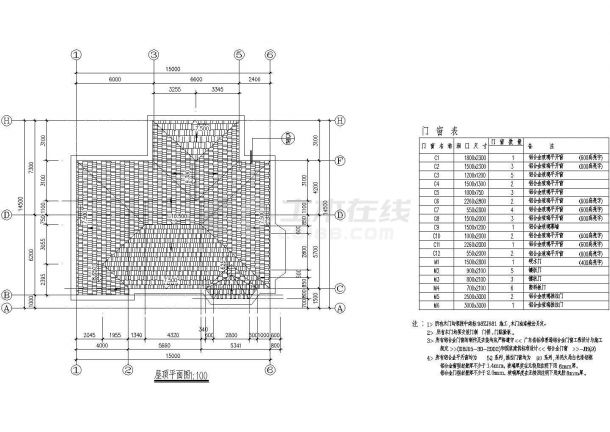 大型欧式别墅设计CAD布置图-图一