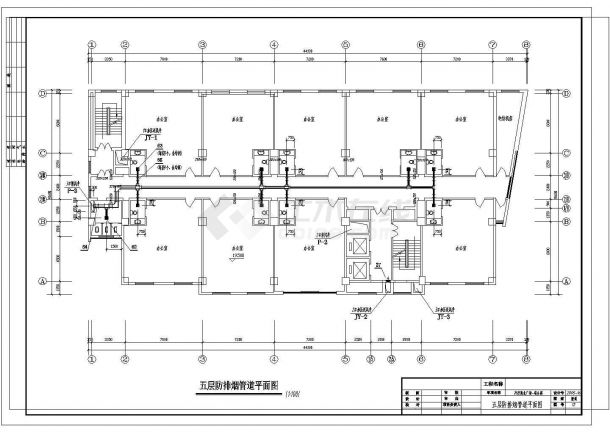 某商场综合楼通风空调设计CAD详细参考图-图二