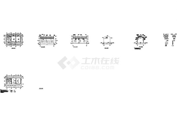 [四川]水库除险加固工程初步设计施工CAD图纸-图一