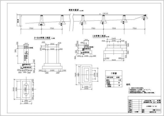 [山东]橡胶坝全套施工CAD全套图纸_图1