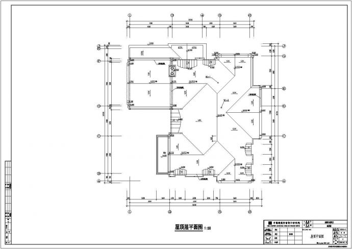 280平米左右三层混合结构独立乡村别墅给排水设计CAD图纸_图1