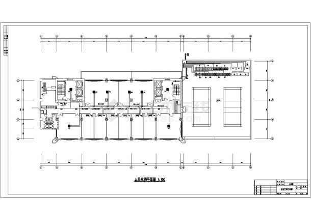 【最新】某高层办公楼多联机空调系统设计CAD图纸-图一