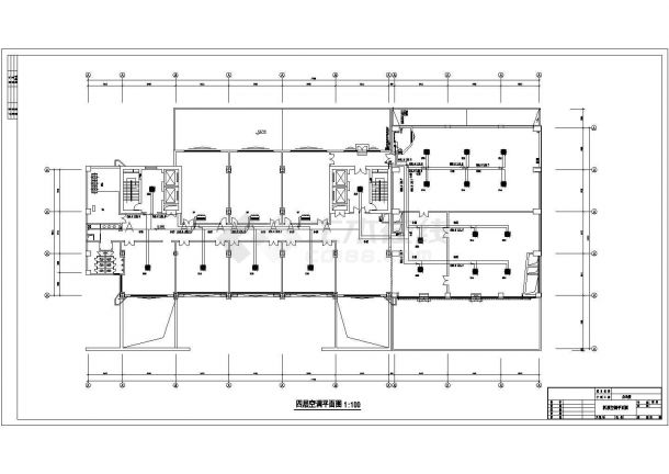 【最新】某高层办公楼多联机空调系统设计CAD图纸-图二