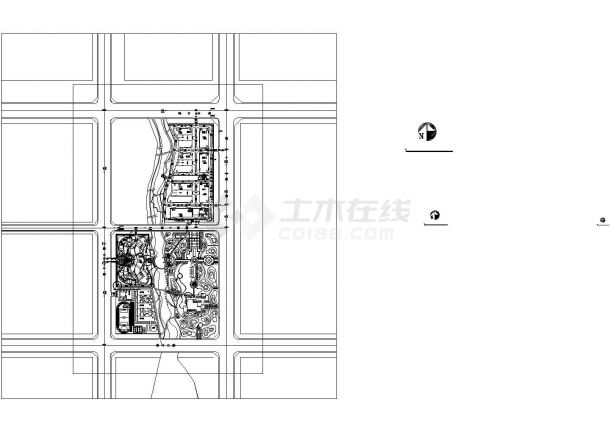 [甘肃]某地大型产业园办公区空调通风系统施工图(大院出品、制冷机房)-图一