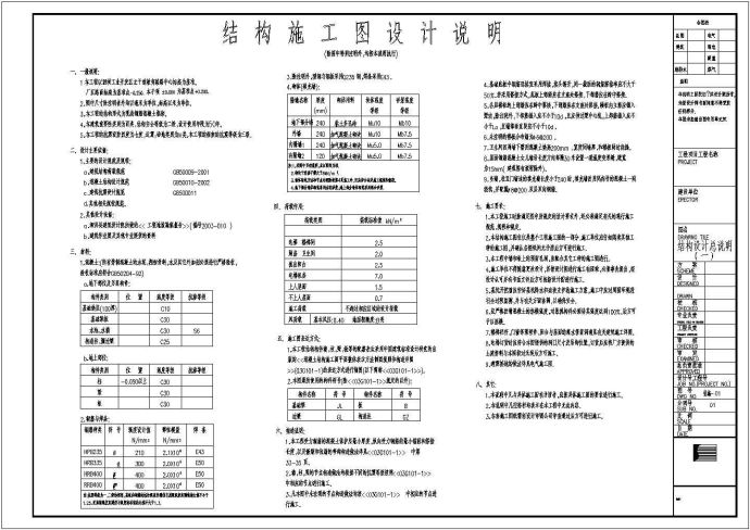 【4层】3727平米四层框架商务楼施工组织设计（含部分建筑图，完整结构图，总平图，横道图）_图1