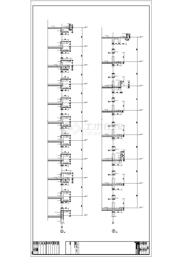 【最新】某32层大学城住宅楼建筑设计CAD图纸-图二