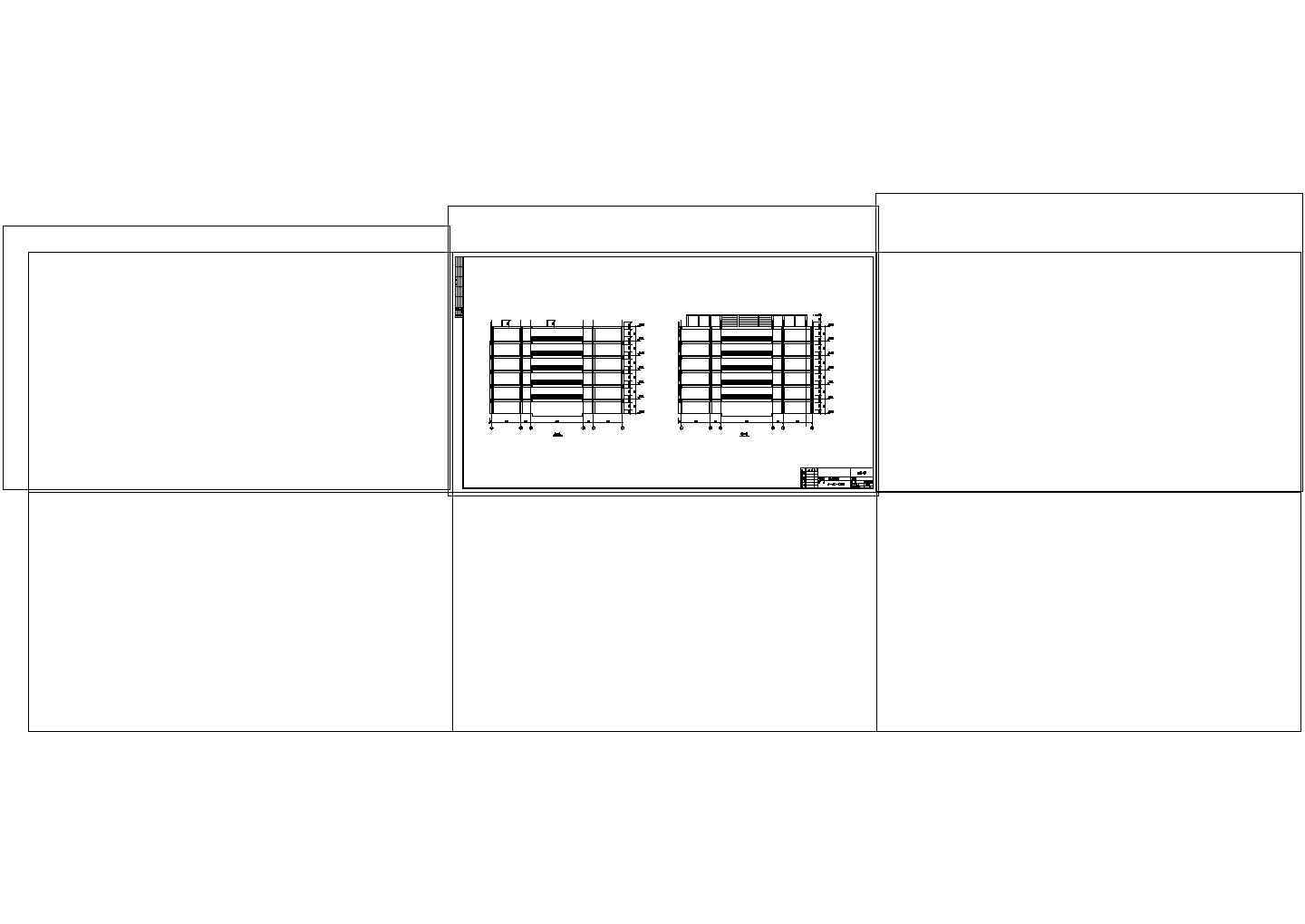 6层中学教学楼建筑施工图